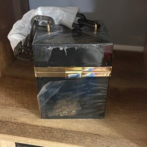 NEW Black Clear Box Bag ❤️